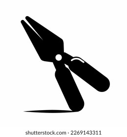 Tang icon illustration with shadow. Stock vector illustration.