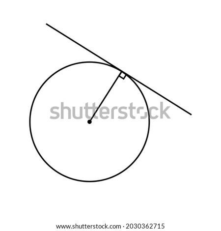 tangent of a circle in mathematics