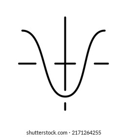 tangent editable stroke icon, pixel perfect icon