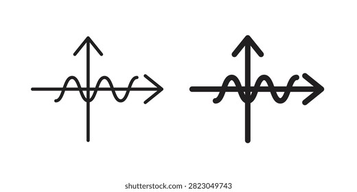 Tangent icon editable pictograms collection