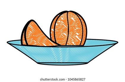 tangerine fruit icon
