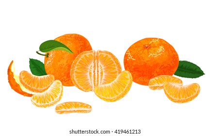 tangerines, mandarin, citrus fruit
