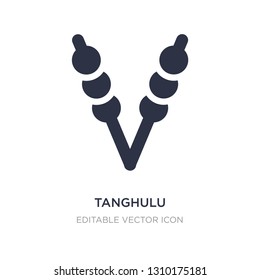 tanghulu icon on white background. Simple element illustration from Food and restaurant concept. tanghulu icon symbol design.