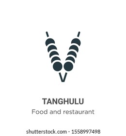 Tanghulu vector icon on white background. Flat vector tanghulu icon symbol sign from modern food and restaurant collection for mobile concept and web apps design.