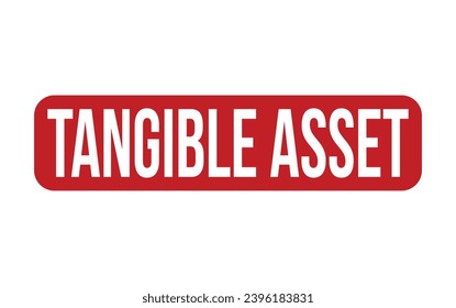 Vector de sello de goma de activos tangibles