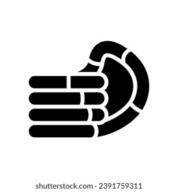 tangle toy fidget glyph icon vector. tangle toy fidget sign. isolated symbol illustration