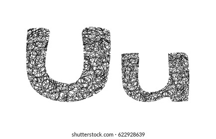 Tangle Yarn letter