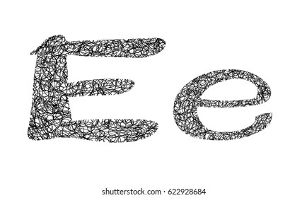 Tangle Yarn letter
