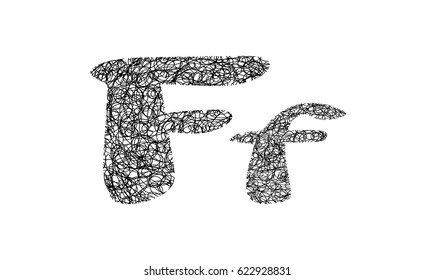 Tangle Yarn letter