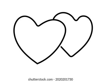 Tangled grungy round scribble hand drawn with thin line, divider shape. 
Isolated on white background. Vector illustration