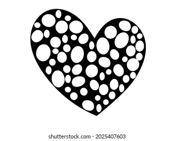 Tangled grungy round scribble hand drawn with thin line, divider shape. 
Isolated on white background. Vector illustration