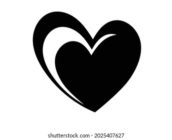 Tangled grungy round scribble hand drawn with thin line, divider shape. 
Isolated on white background. Vector illustration
