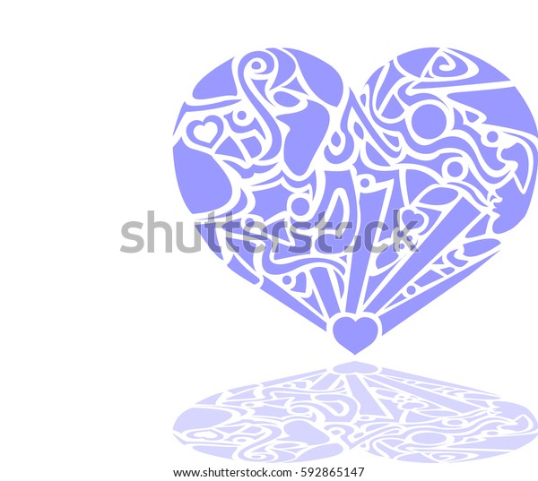 Tangled Heart Stock Vector Royalty Free