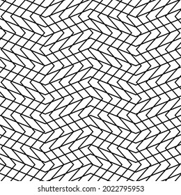 Tangled Interlace, Intertwine and interlocked Lines vector Geometric Background pattern, texture