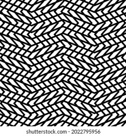 Tangled Interlace, Intertwine and interlocked Lines vector Geometric Background pattern, texture