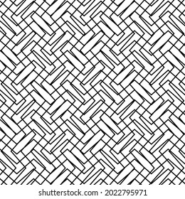 Tangled Interlace, Intertwine and interlocked Lines vector Geometric Background pattern, texture