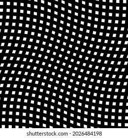 Interlineado, entrelazado y líneas entrelazadas vectorial Patrón de fondo geométrico, textura