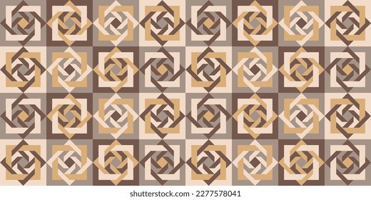 Tangled modern pattern. Seamless vector background in ornamental geometrical style. Eps 10. 
