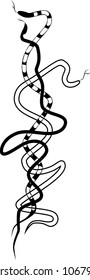 Tangled Snakes Tattoo