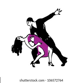 Tango dancers