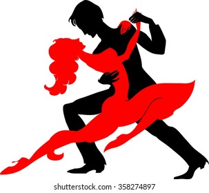 tango dancers