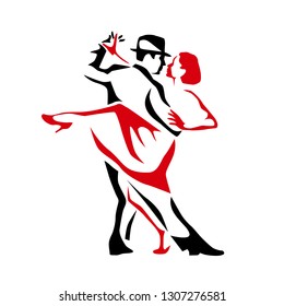 1,233 Female salsa dancing silhouette white background Images, Stock ...