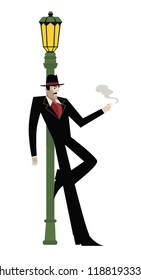 tango man smoking