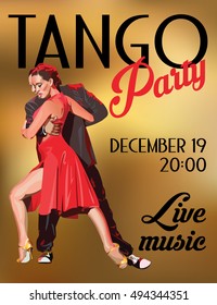 Tango party poster.