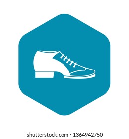 Tango shoe icon. Simple illustration of tango shoe vector icon for web