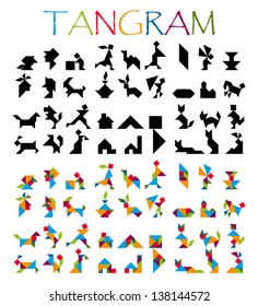 tangram figures and solutions