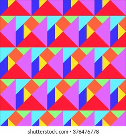 Tangram Seamless Pattern