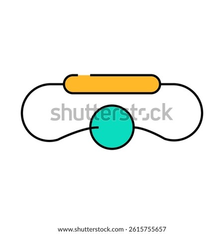 tank banger line icon vector. tank banger sign. isolated symbol illustration