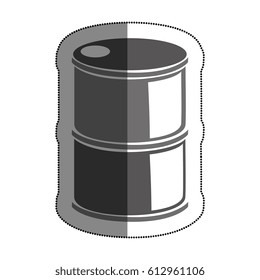 tank barrel isolated icon