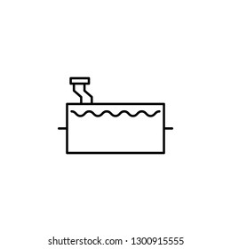 tank, car icon. Can be used for web, logo, mobile app, UI, UX on white background