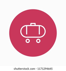 tank car  icon vector
