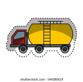 Tank car isolated icon vector illustration design
