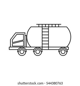 Tank car isolated icon vector illustration design