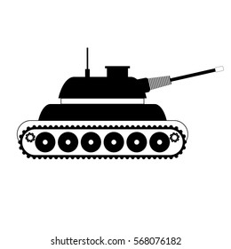 Tank car for navy icon image vector illustration desing