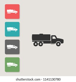 Tank car - vector icon. Symbol for web, infographics, print design and mobile UX/UI kit. Vector illustration, EPS10.