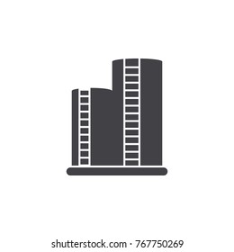 Tank cistern icon on white background