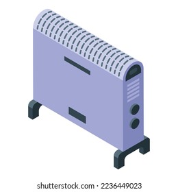 Tank convector icon isometric vector. Room radiator. Climate service