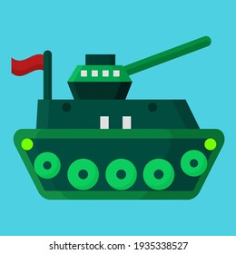 tank flat icon illustration of vector graphic