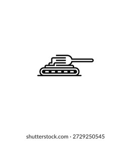 Tank and fork logo combination.