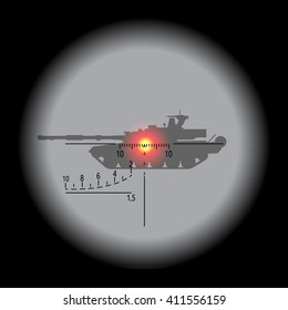 tank at gunpoint