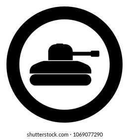 Tank icon black color
