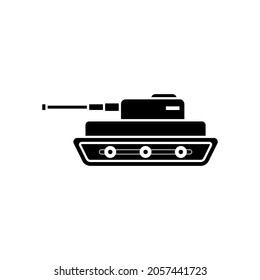 Plantilla de diseño de icono de tanque vector ilustración aislada