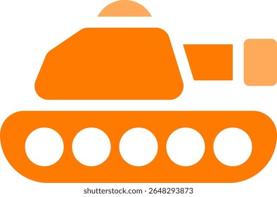 tank icon dualtone style design