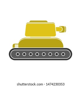 tank icon. flat illustration of tank vector icon. tank sign symbol