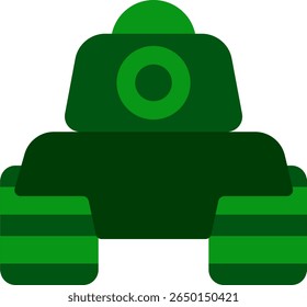 tank icon flat style design