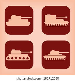 Tank icon - four variations